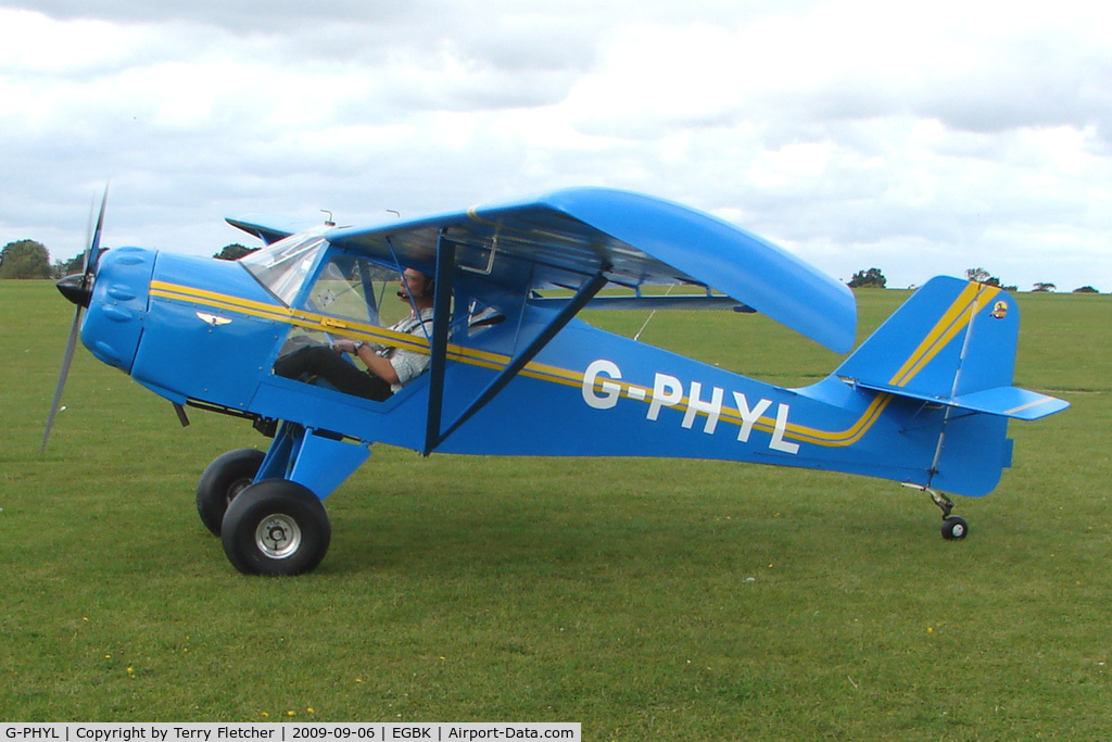 G-PHYL, 1999 Denney Kitfox Mk4 C/N PFA 172A-12189, Visitor to the 2009 Sywell Revival Rally