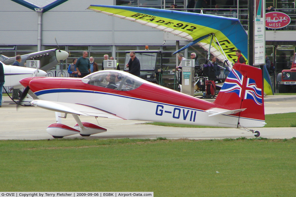 G-OVII, 2007 Vans RV-7 C/N PFA 323-14100, Visitor to the 2009 Sywell Revival Rally