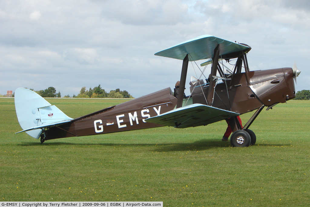 G-EMSY, 1940 De Havilland DH-82A Tiger Moth II C/N 83666, Visitor to the 2009 Sywell Revival Rally