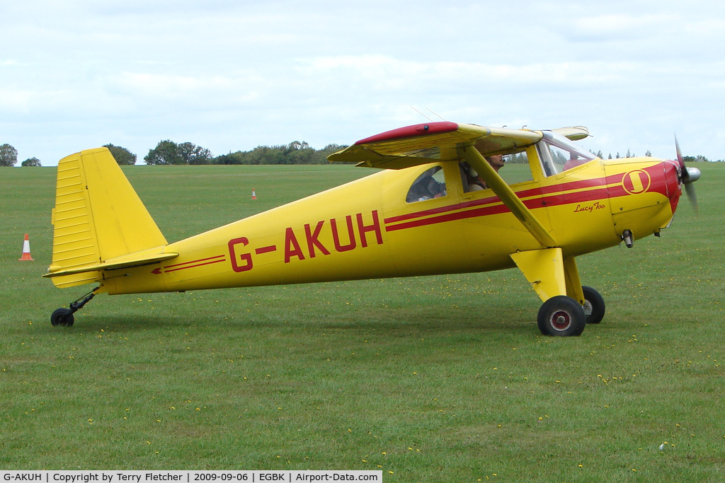 G-AKUH, 1946 Luscombe 8E Silvaire C/N 4644, Visitor to the 2009 Sywell Revival Rally