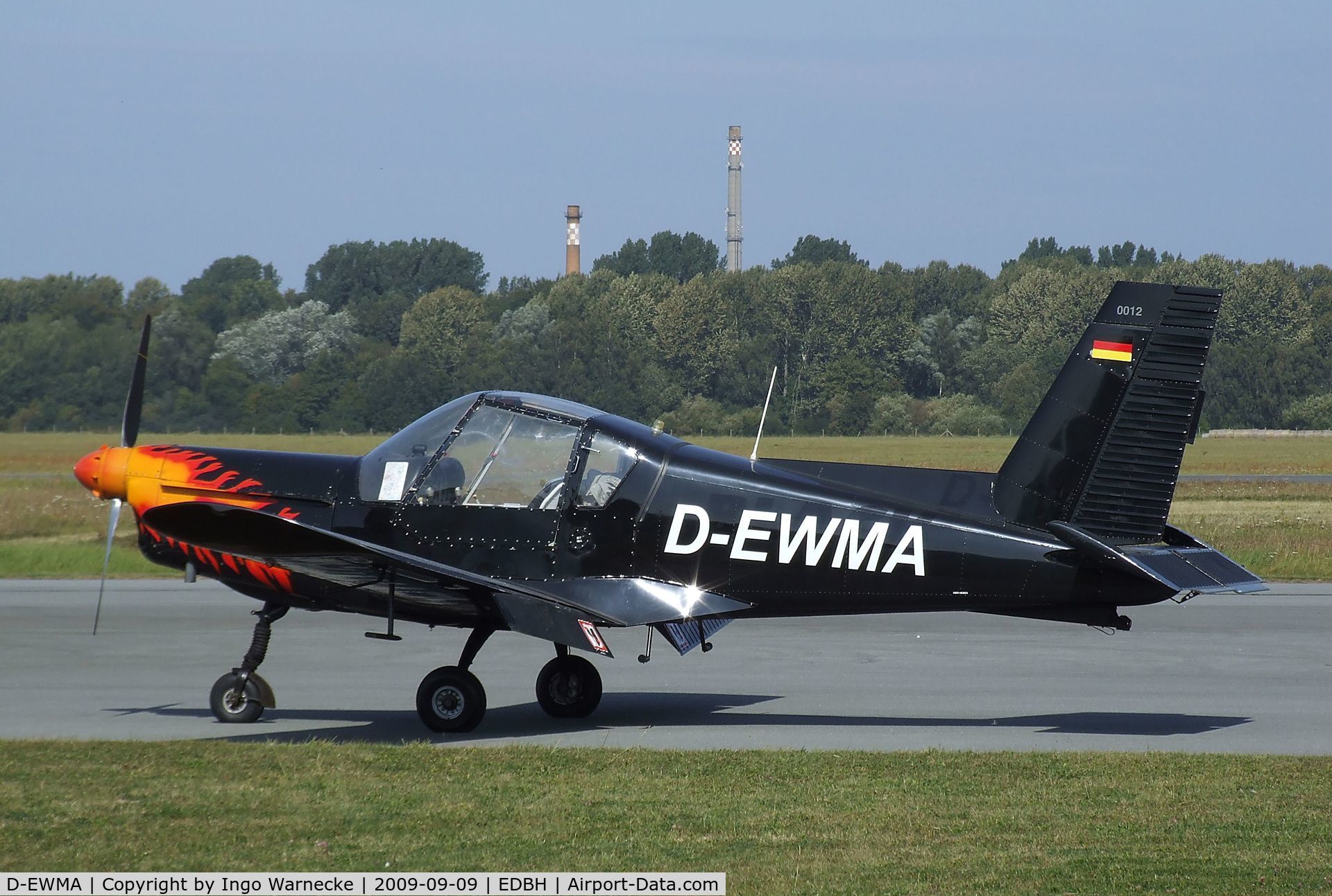 D-EWMA, Zlín Z-42MU C/N 0012, Zlin Z-42MU at Stralsund/Barth airport