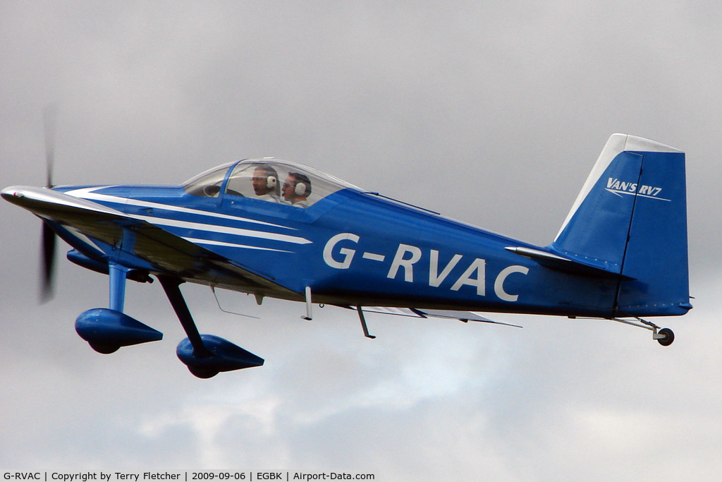 G-RVAC, 2005 Vans RV-7 C/N PFA 323-14445, Visitor to the 2009 Sywell Revival Rally