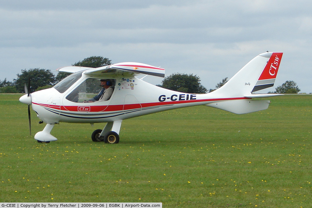 G-CEIE, 2006 Flight Design CTSW C/N 8243, Visitor to the 2009 Sywell Revival Rally