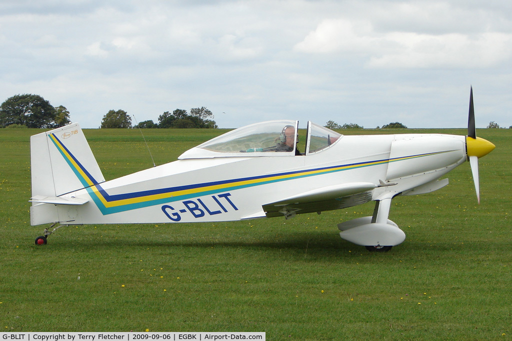 G-BLIT, 1986 Thorp T-18C Tiger C/N PFA 076-10550, Visitor to the 2009 Sywell Revival Rally