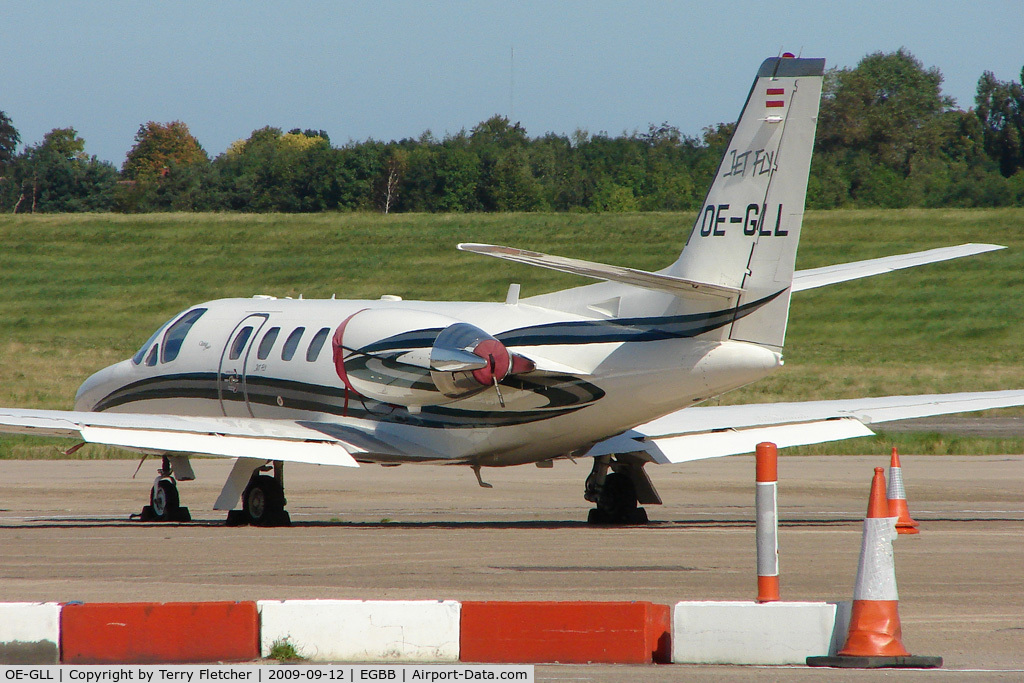 OE-GLL, 2003 Cessna 550 Citation Bravo C/N 550-1069, Austrian Citation 550 at Birmingham