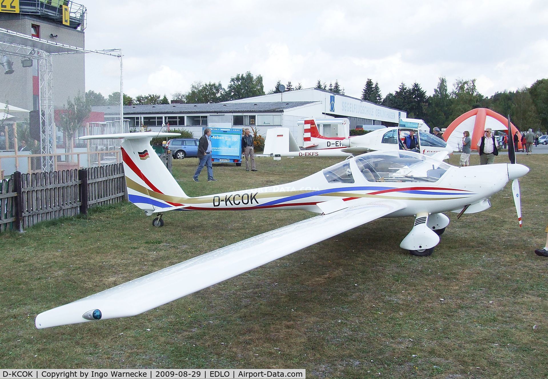 D-KCOK, Hoffmann H-36 Dimona C/N 3623, Hoffmann H-36 Dimona at the 2009 OUV-Meeting at Oerlinghausen airfield