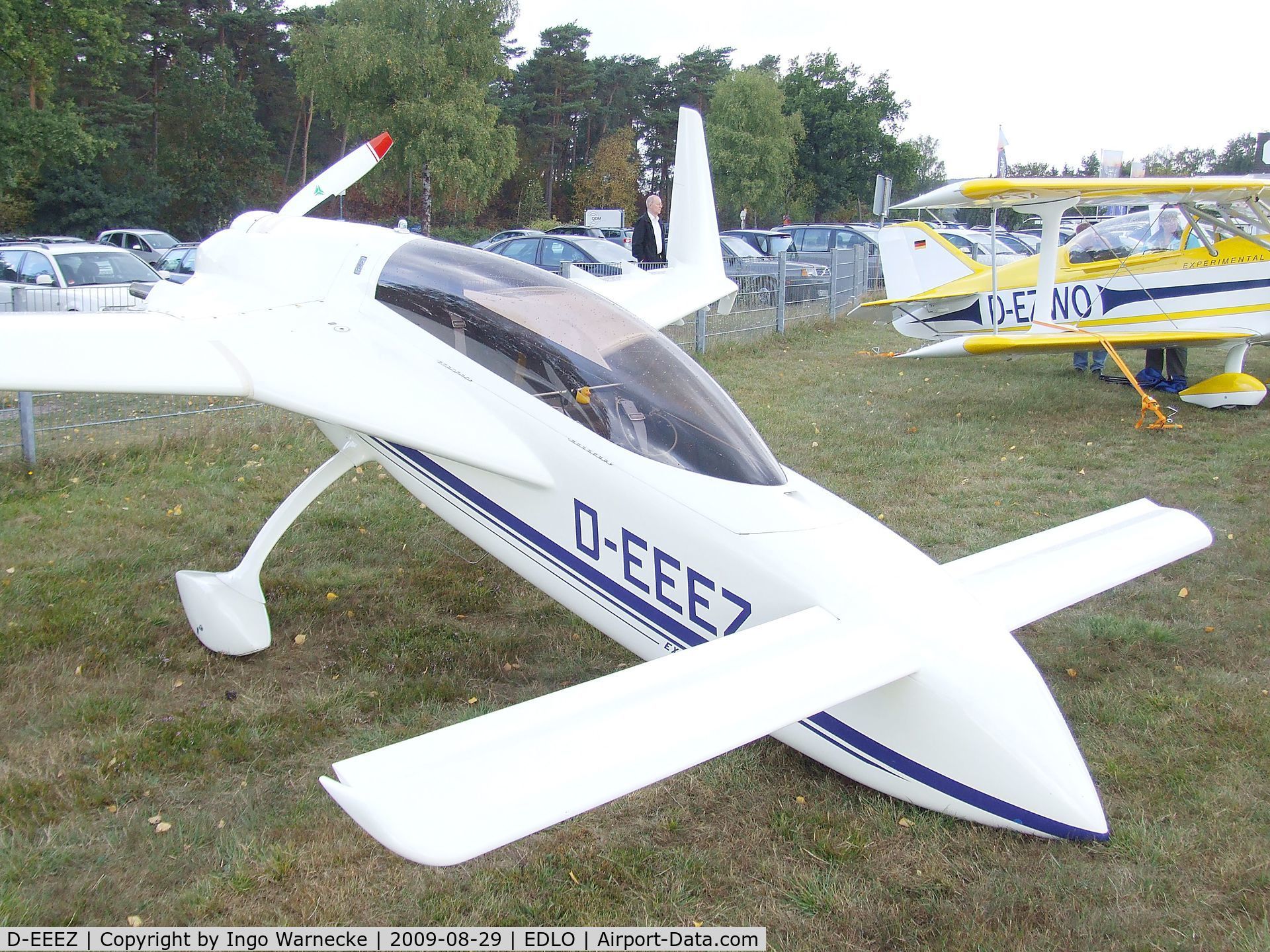 D-EEEZ, Rutan VariEze C/N A-0329, Rutan (Krauss) VariEze at the 2009 OUV-Meeting at Oerlinghausen airfield