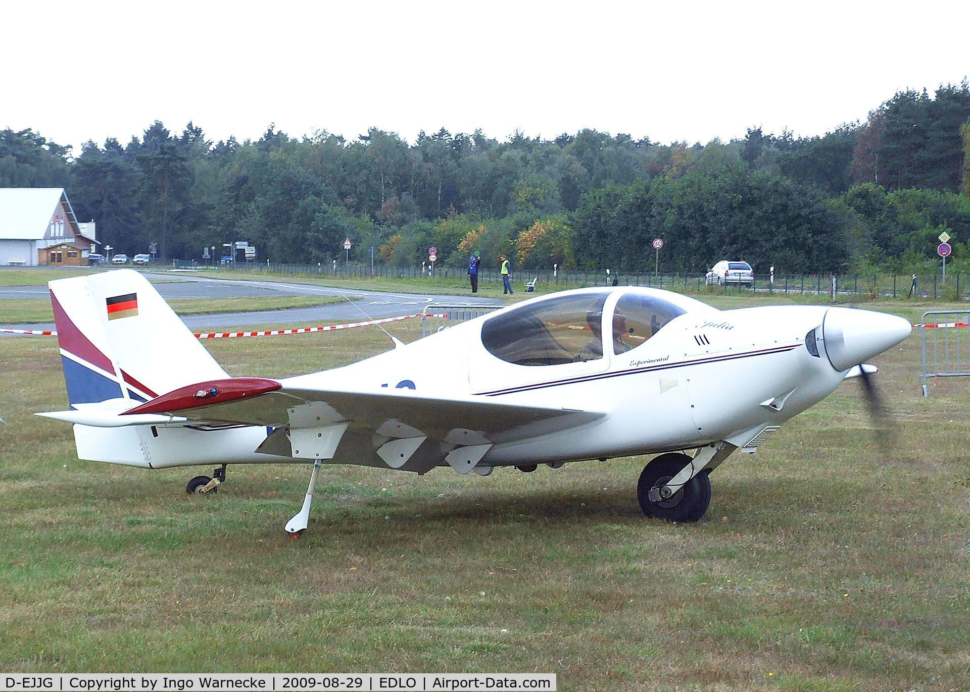 D-EJJG, Europa Monowheel C/N 1781, Europa Aviation (Gralfs) Europa at the 2009 OUV-Meeting at Oerlinghausen airfield