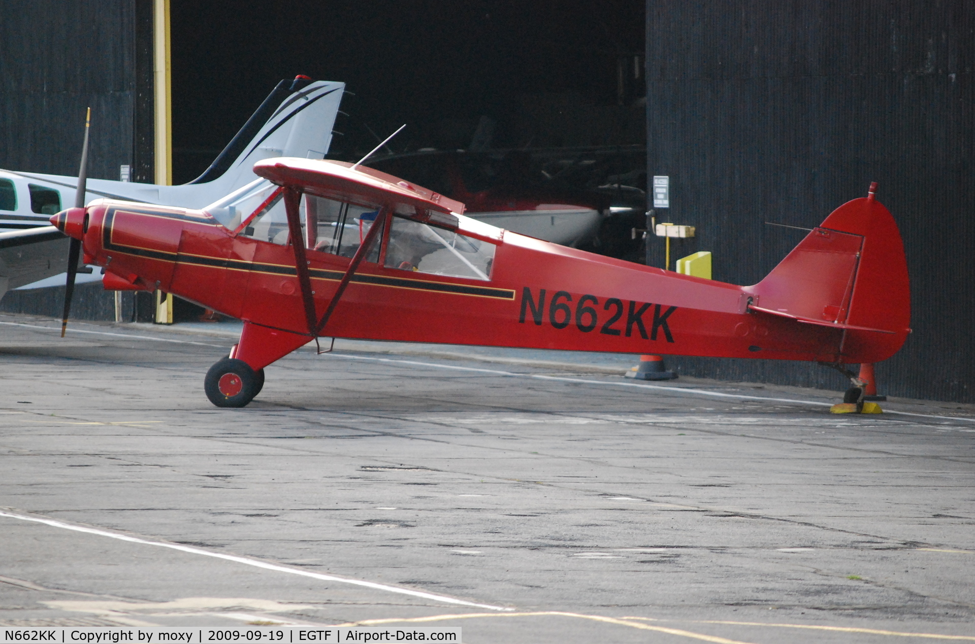 N662KK, 1982 Piper PA-18-150 Super Cub C/N 18-8209023, Piper PA-18-150 at Fairoaks