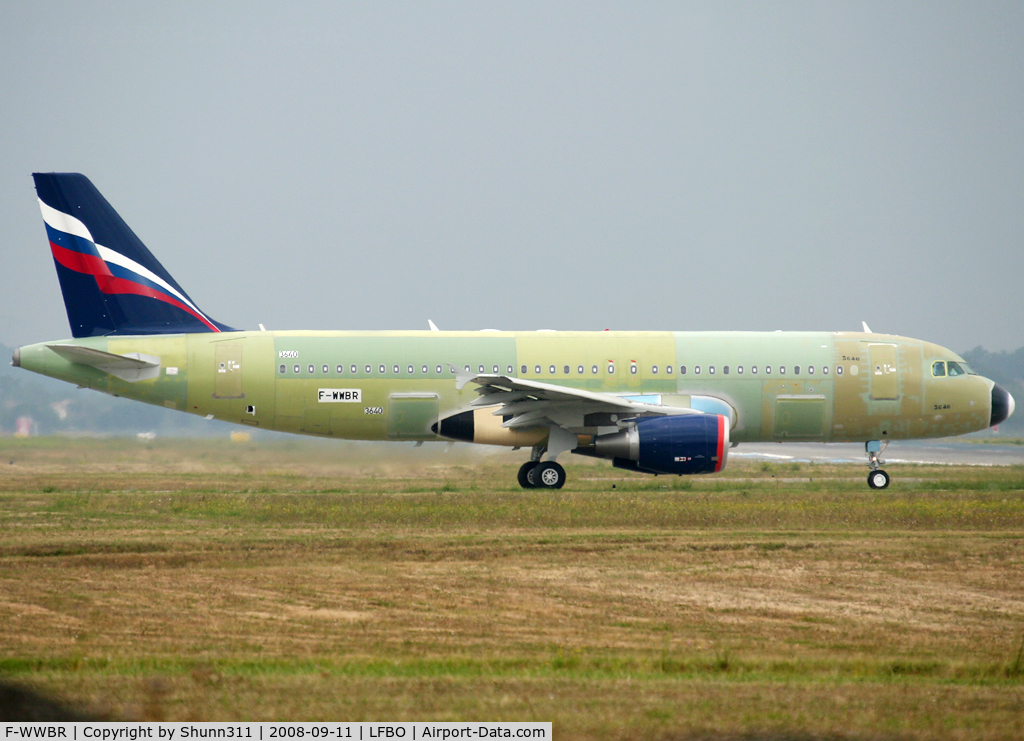 F-WWBR, 2008 Airbus A320-214 C/N 3640, C/n 3640 - For Aeroflot