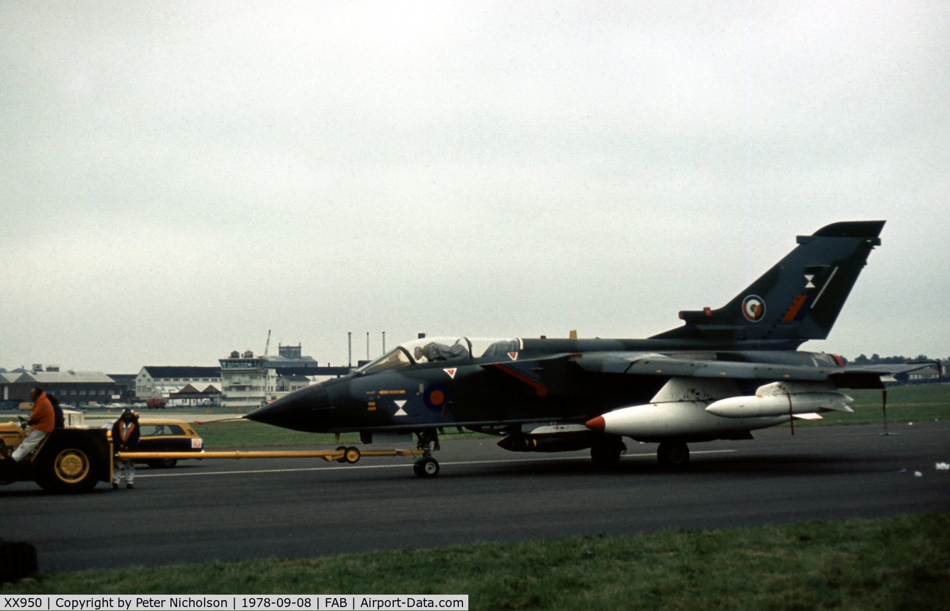 XX950, 1976 Panavia Tornado GR.1 C/N P.08, Tornado prototype number 8 demonstrated at the 1978 Farnborough Airshow.