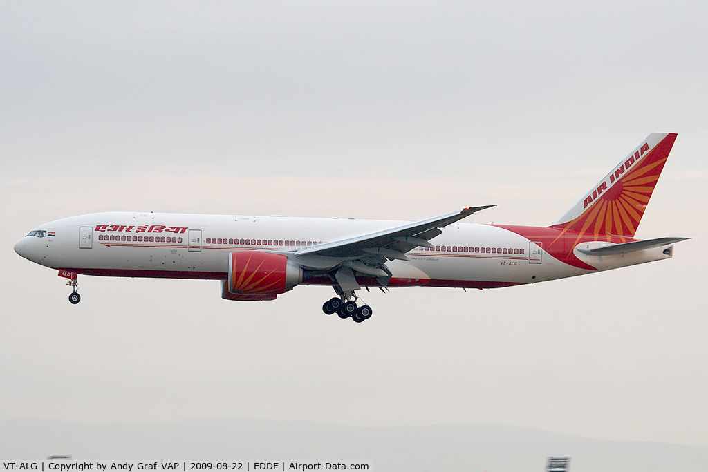 VT-ALG, 2009 Boeing 777-237/LR C/N 36306, Air India 777-200
