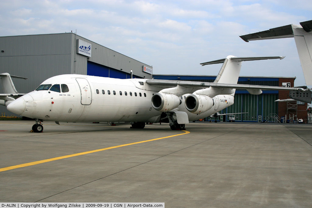 D-ALIN, 1989 British Aerospace BAe.146-300 C/N E3142, visitor