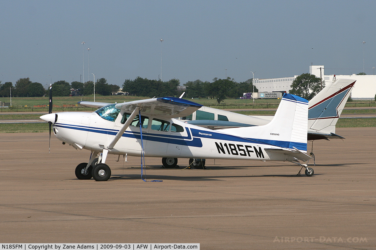 N185FM, 1976 Cessna A185F Skywagon 185 C/N 18503126, At Alliance Fort Worth