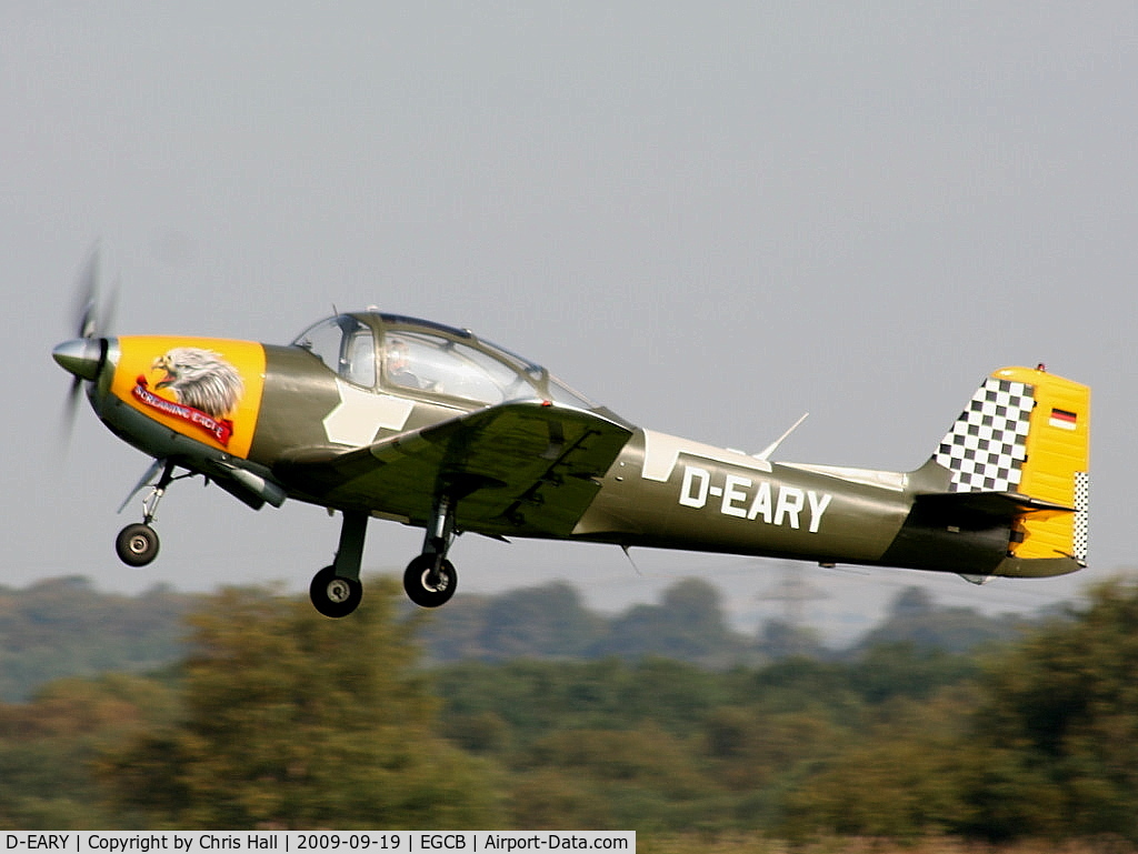 D-EARY, 1959 Piaggio P-149D C/N 057, Barton Fly-in and Open Day