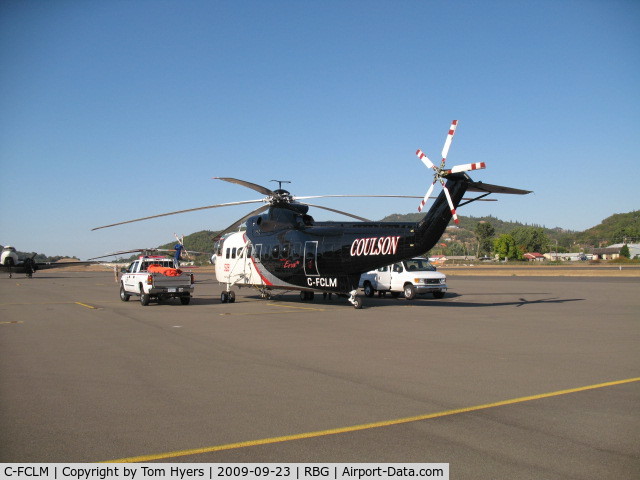 C-FCLM, 1972 Sikorsky S-61N C/N 61492, Fighting Fires In Oregon
