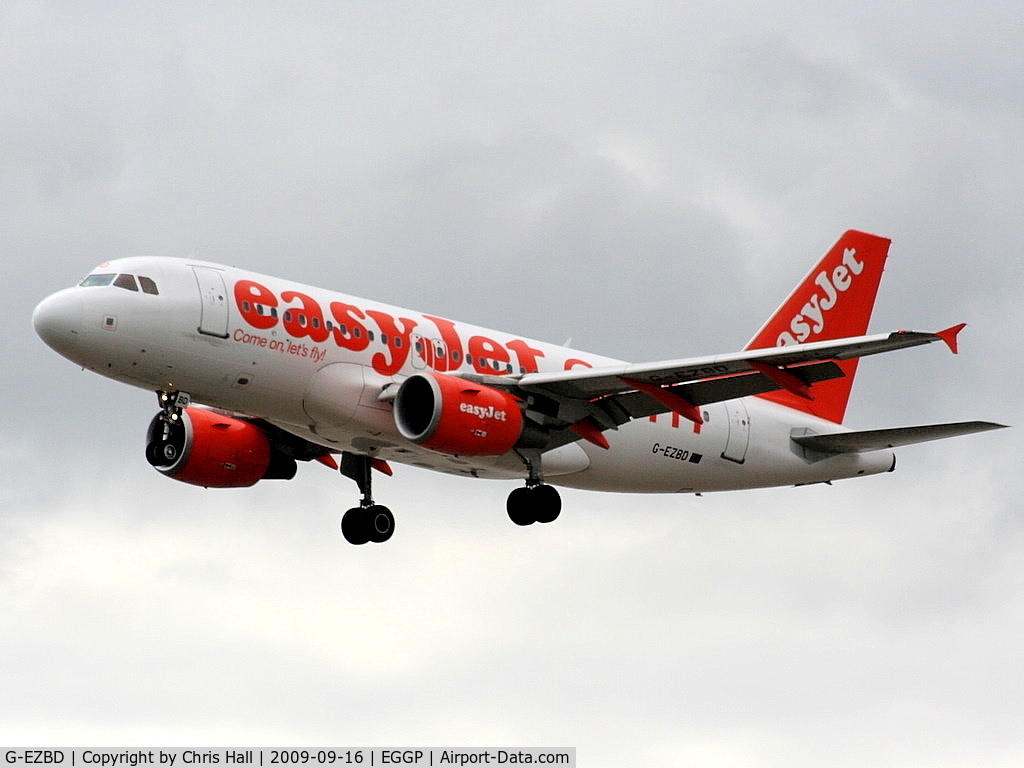 G-EZBD, 2006 Airbus A319-111 C/N 2873, Easyjet