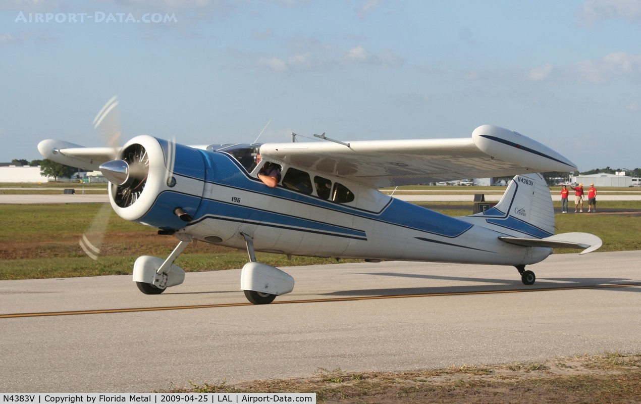 N4383V, 1949 Cessna 195 C/N 7305, Cessna 195