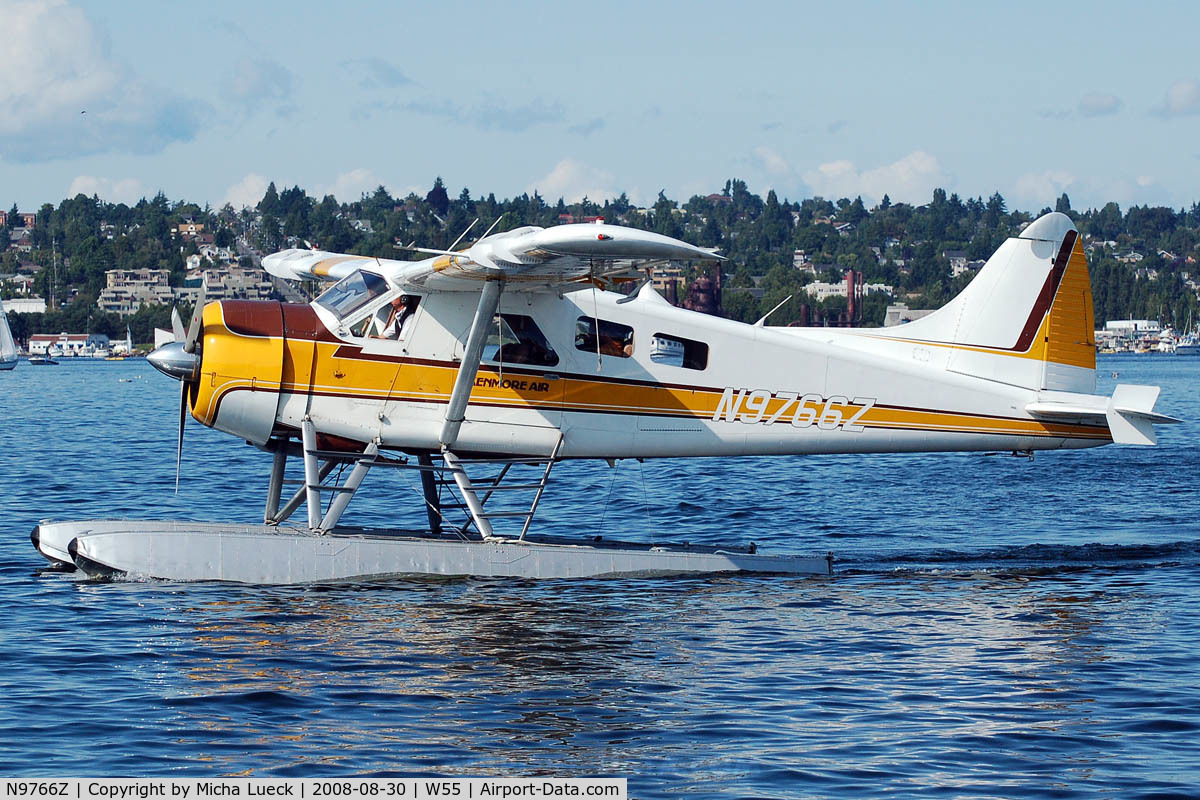 N9766Z, 1953 De Havilland Canada U-6A Beaver C/N 504, At Lake Union, Seattle, WA
