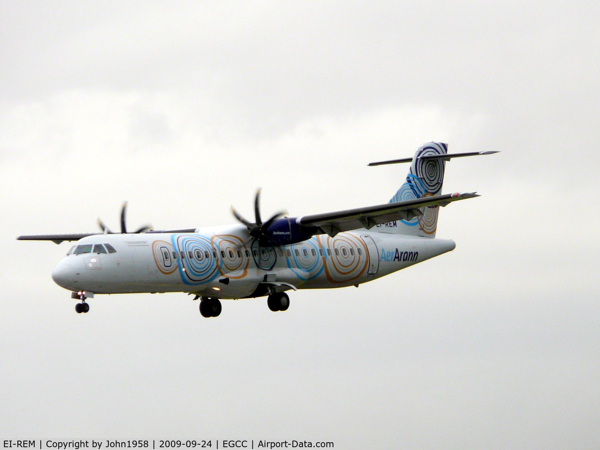 EI-REM, 2007 ATR 72-212A C/N 760, About to land