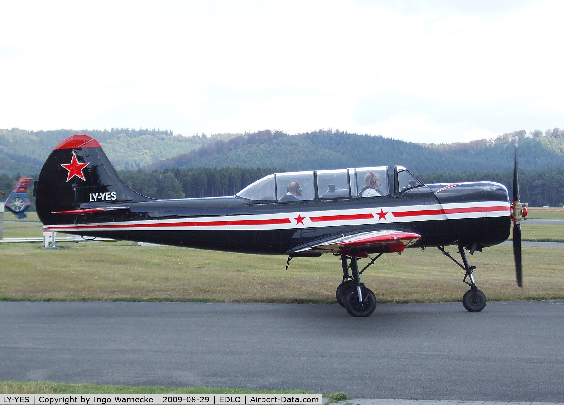 LY-YES, Yakovlev Yak-52 C/N 9010309, Yakovlev Yak-52 at Oerlinghausen airfield