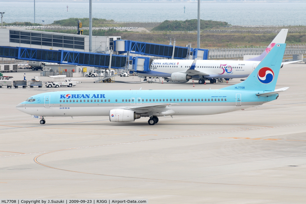 HL7708, 2002 Boeing 737-9B5 C/N 29993, Korean Air B737-900