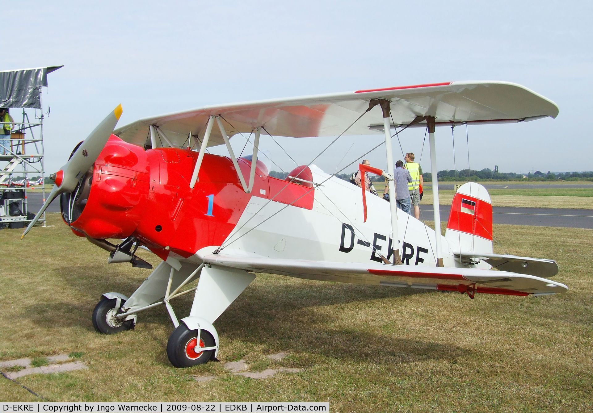 D-EKRE, 1937 Doflug Bu-133C Jungmeister C/N 05, Bücker (Doflug) Bü 133C Jungmeister at the Bonn-Hangelar centennial jubilee airshow