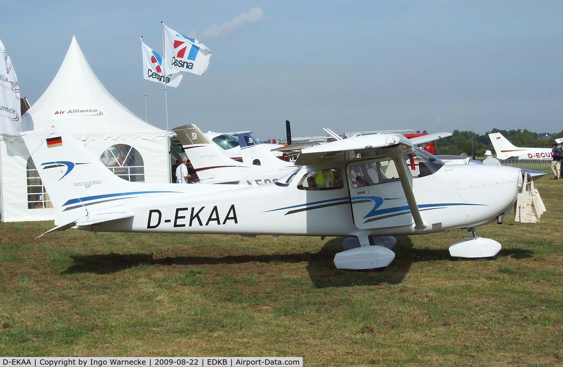 D-EKAA, 2009 Reims FR172K Hawk XP II C/N 0631, Cessna (Reims) FR172K Skyhawk SP at the Bonn-Hangelar centennial jubilee airshow