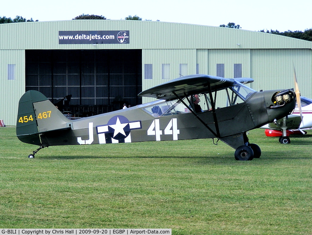 G-BILI, 1948 Piper L-4J Grasshopper (J3C-65D) C/N 13207, Privately owned