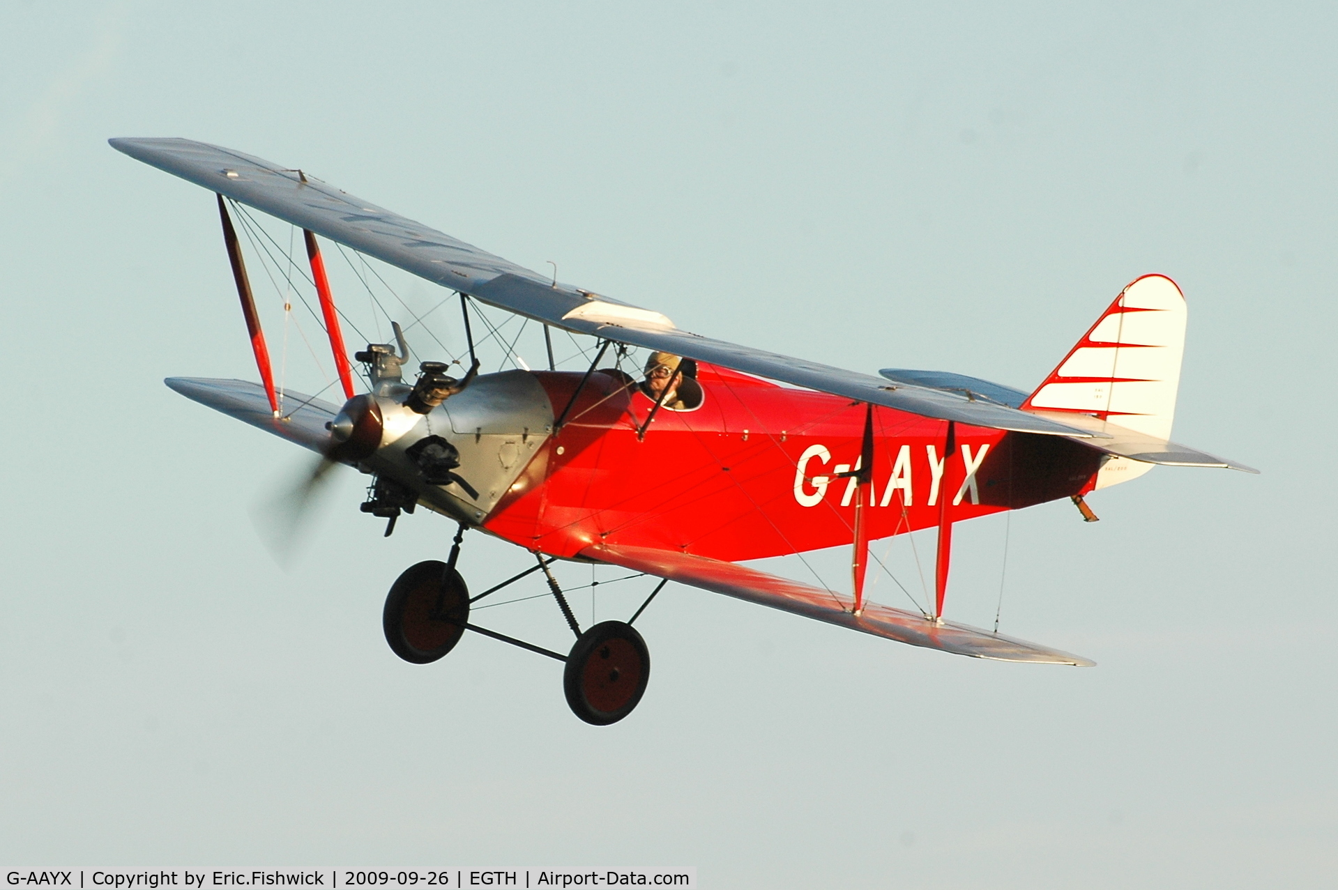 G-AAYX, 1930 Southern Martlet C/N 202, 43. G-AAYX at Shuttleworth Evening Air Display Sep. 09