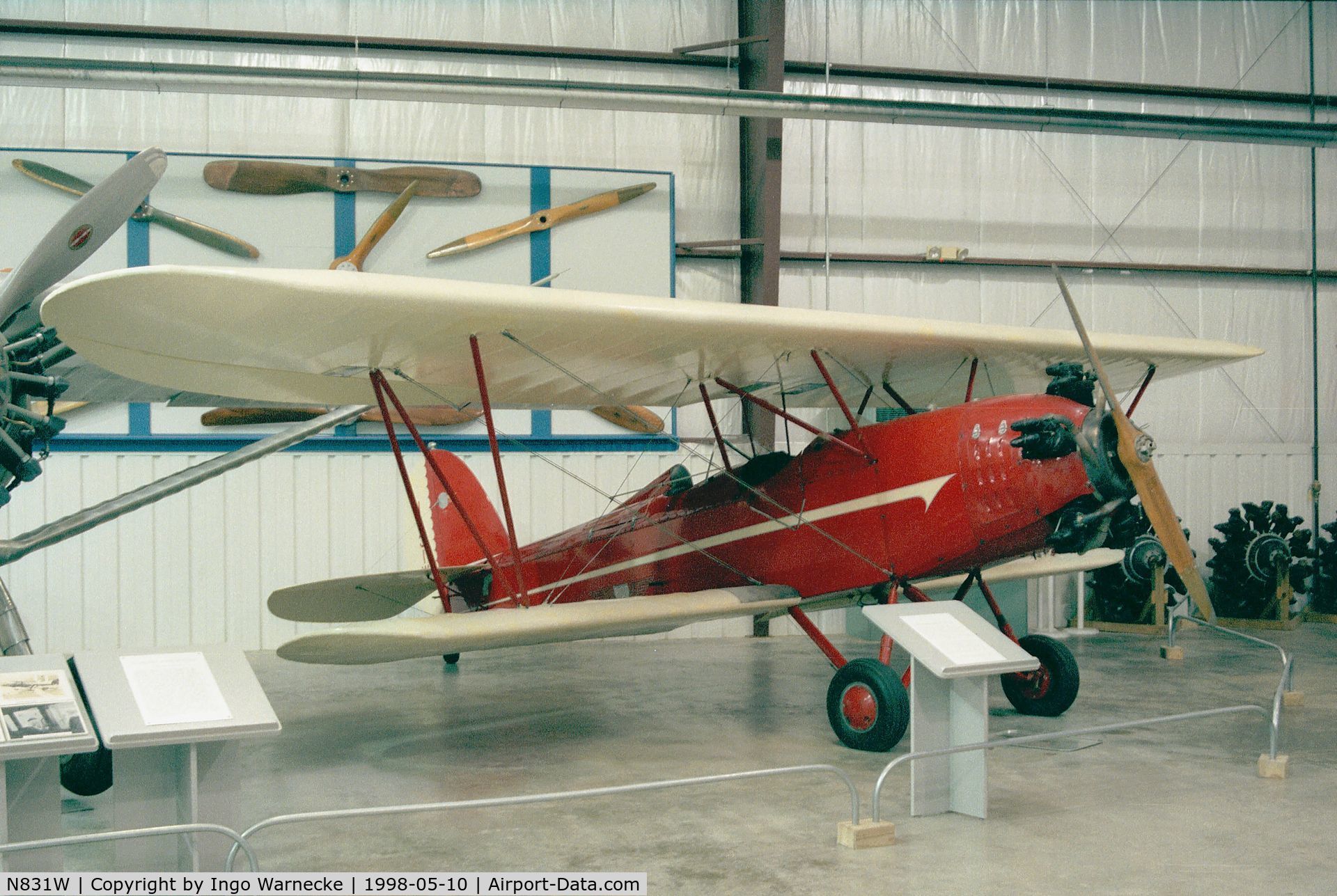 N831W, 1929 Perth Amboy BIRD A C/N 2025-96, Brunner-Winkle Bird A at the Virginia Aviation Museum, Sandston VA
