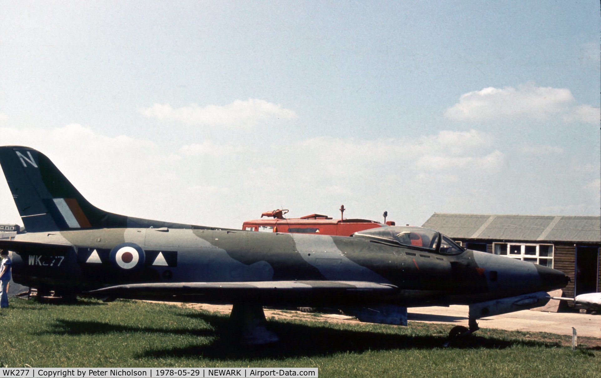 WK277, Supermarine Swift FR.5 C/N Not found WK277, Swift FR.5 of 2 Squadron as displayed at the Newark Air Museum in May 1978.