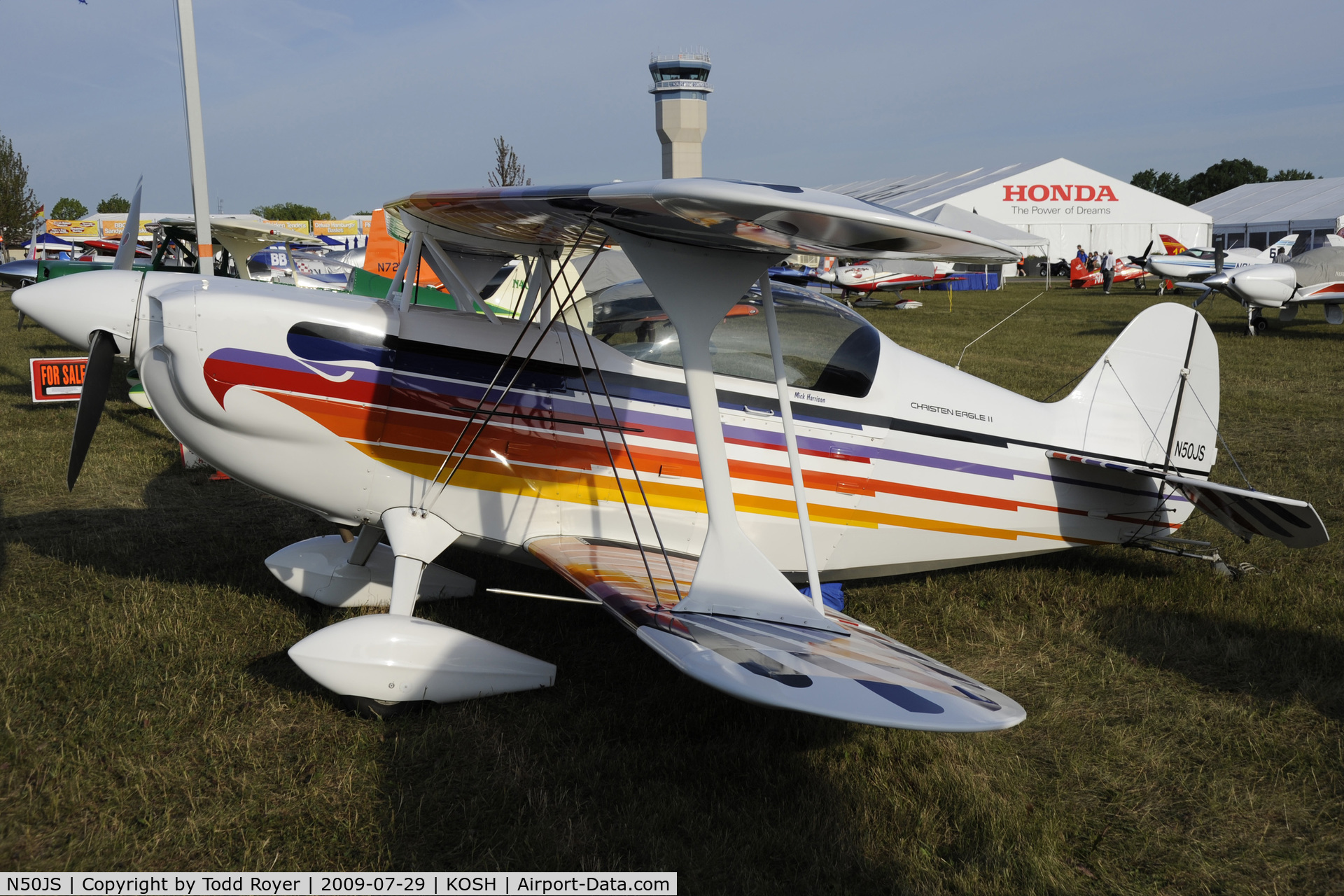 N50JS, Christen Eagle II C/N S-032447-1, Oshkosh EAA Fly-in 2009