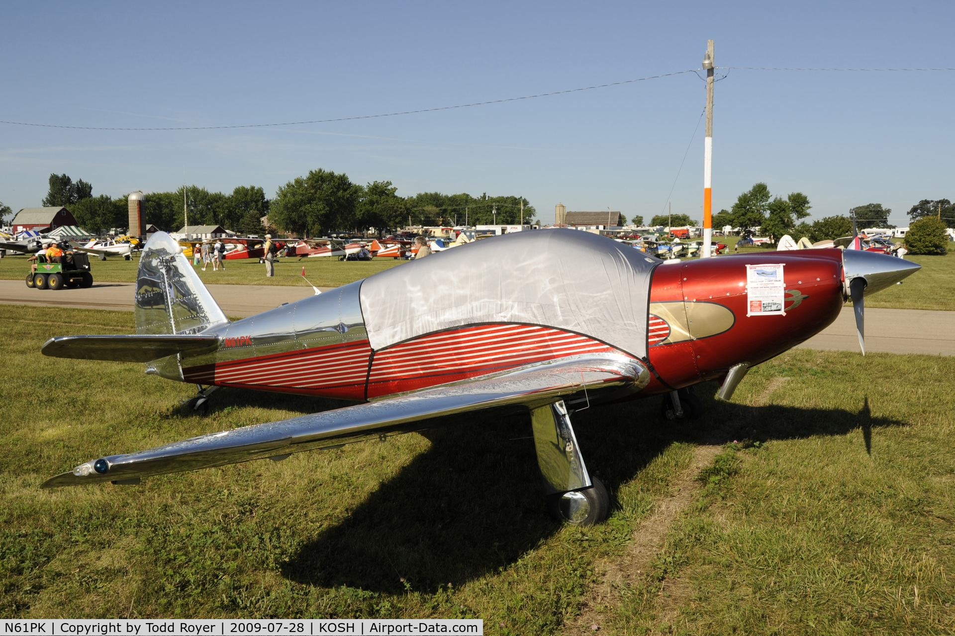 N61PK, 1946 Globe GC-1B Swift C/N 1031, Oshkosh EAA Fly-in 2009