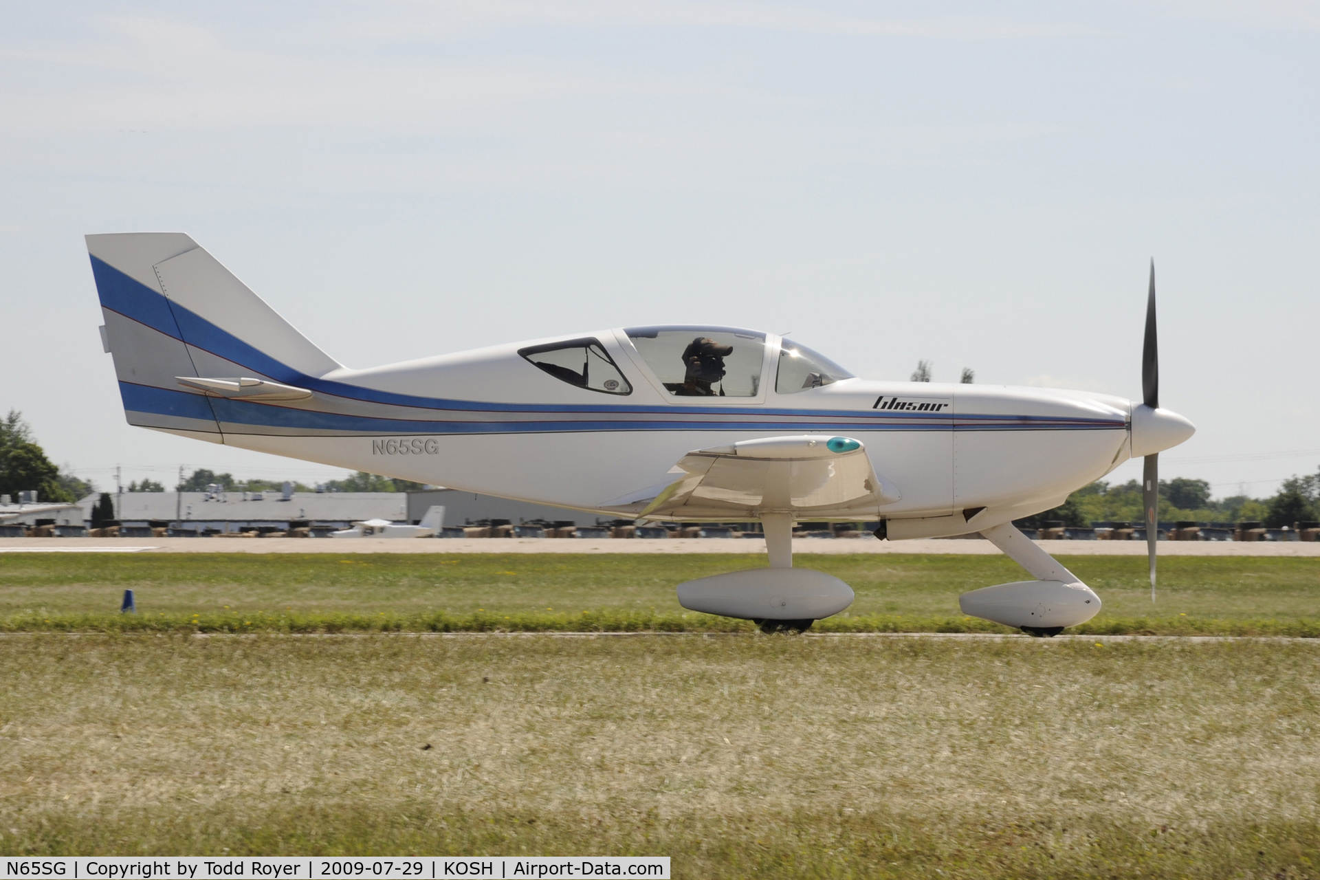 N65SG, 1988 Stoddard-Hamilton Glasair SH-2F C/N 110, Taxi for departure