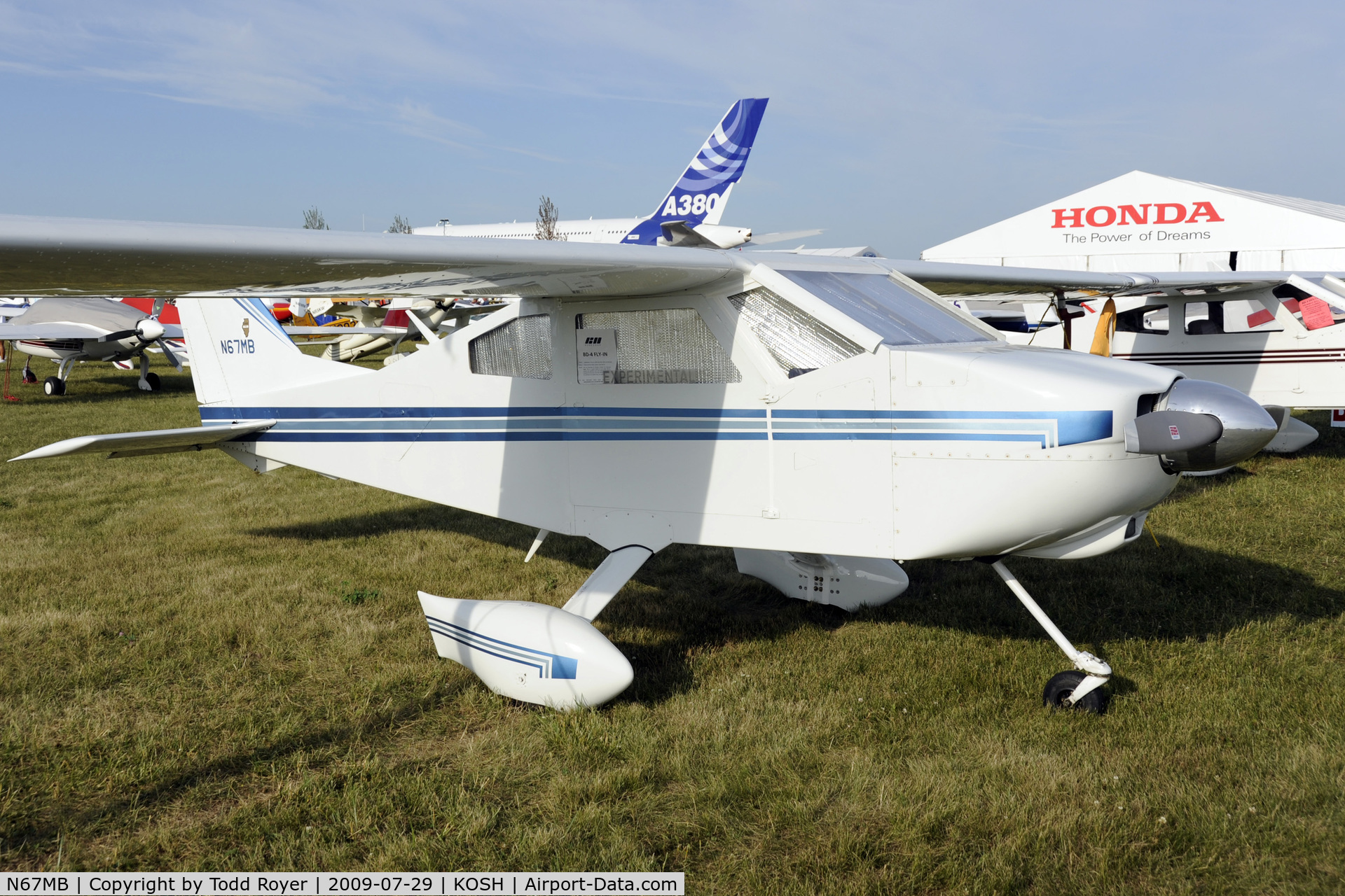 N67MB, 1982 Bede BD-4 C/N 379, Oshkosh EAA Fly-in 2009