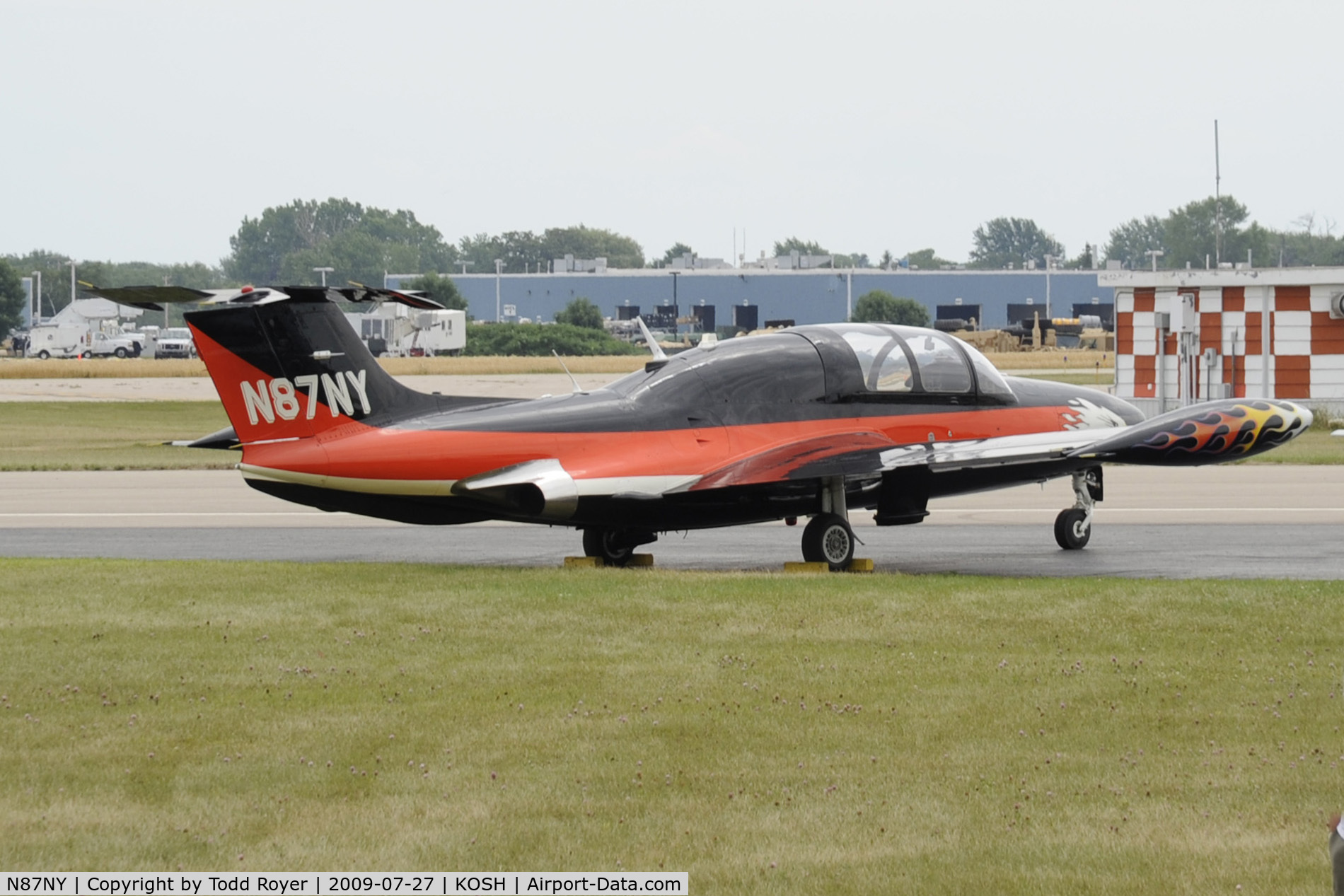 N87NY, 1961 Morane-Saulnier MS.760 Paris C/N 87, Oshkosh EAA Fly-in 2009