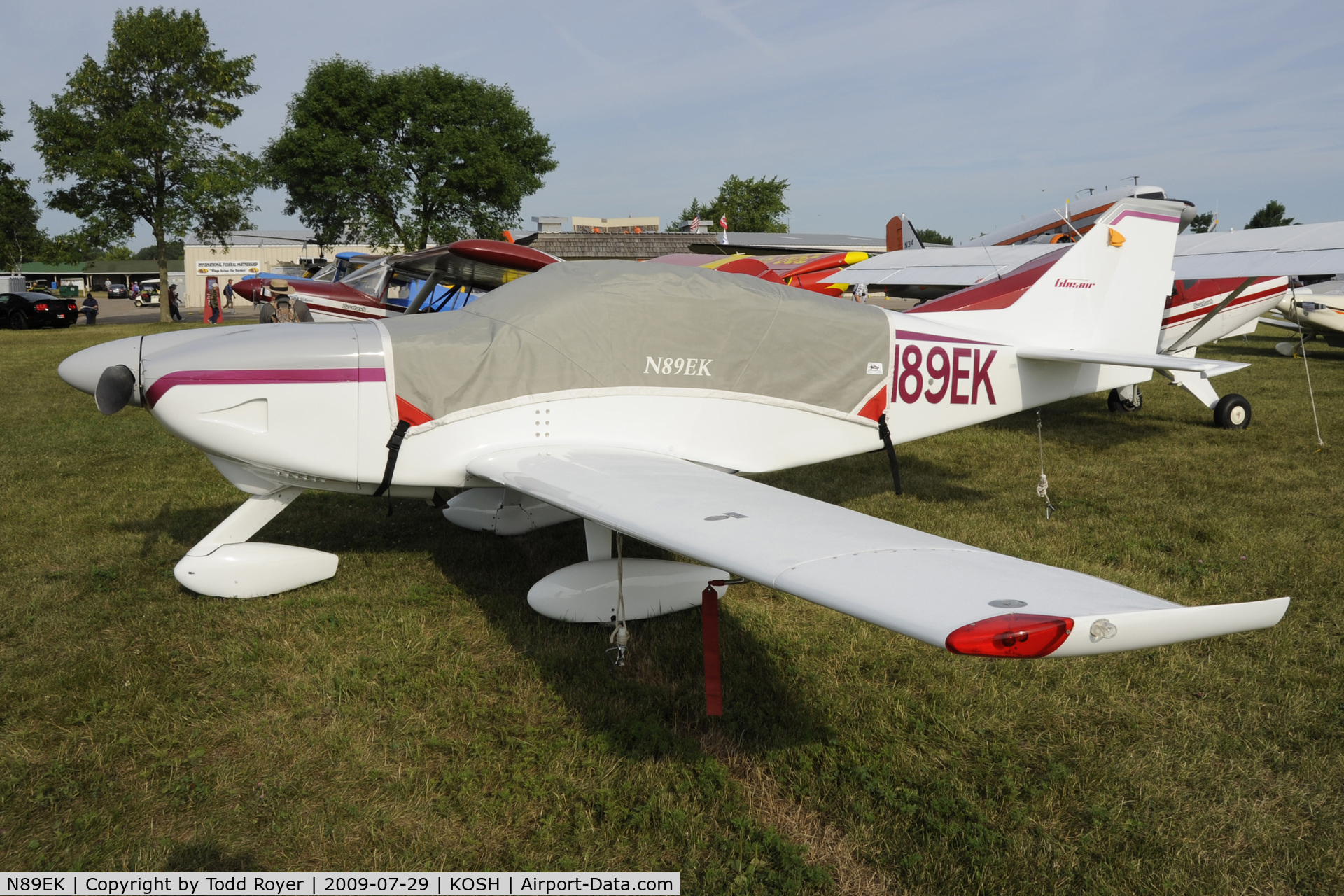 N89EK, 1996 Stoddard-Hamilton Glasair II FT C/N 2089, Oshkosh EAA Fly-in 2009