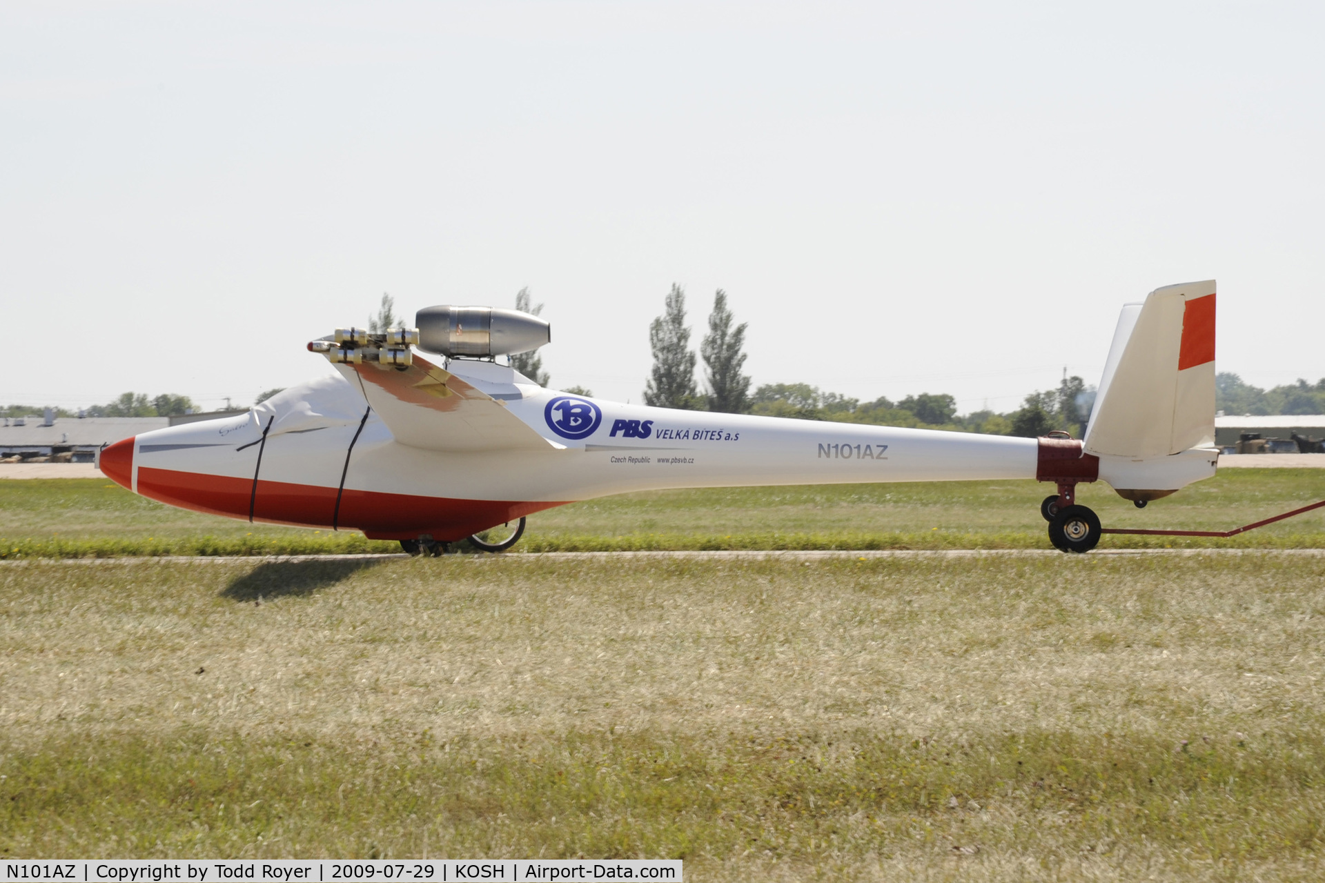 N101AZ, 1984 Start & Flug H101 Salto C/N 60, Oshkosh EAA Fly-in 2009