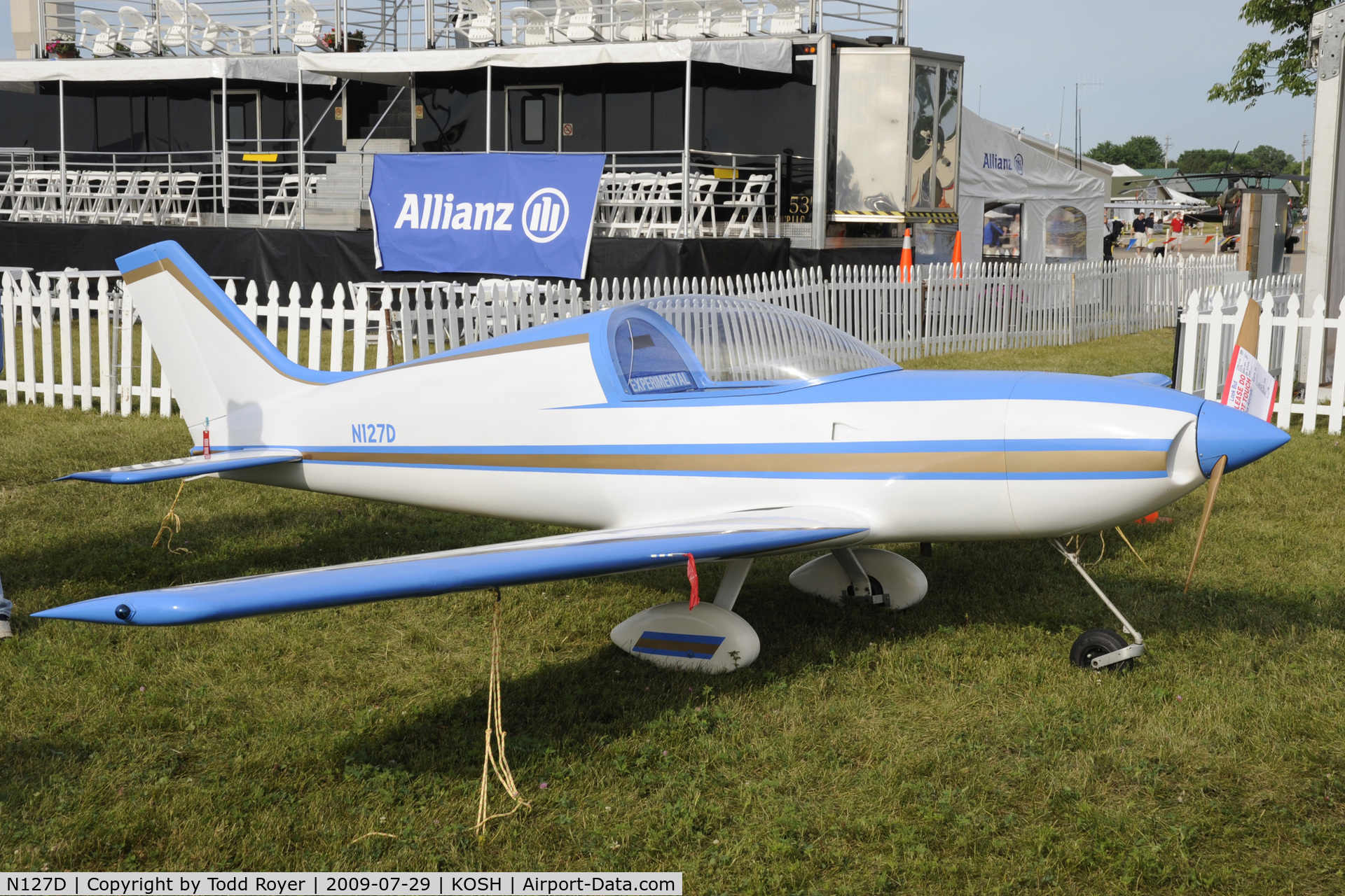 N127D, Aero Designs Star-Lite SL-1 C/N 127, Oshkosh EAA Fly-in 2009