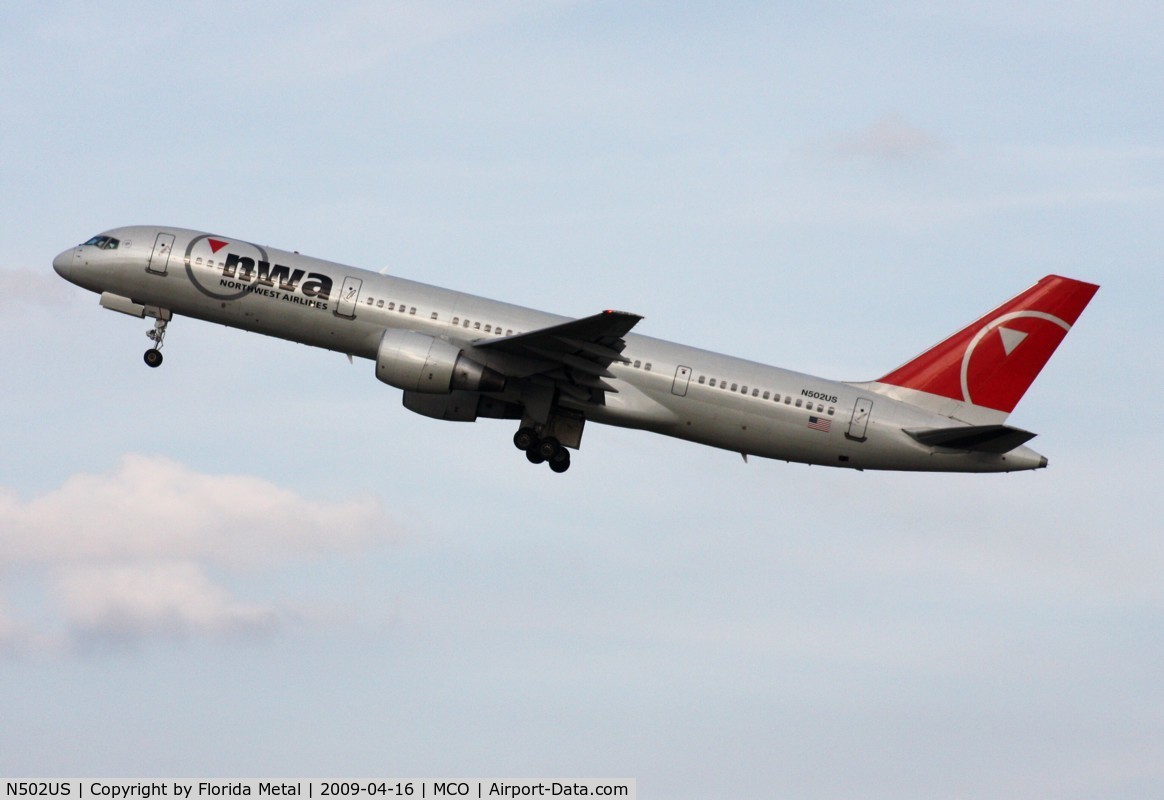 N502US, 1985 Boeing 757-251 C/N 23191, Northwest 757-200