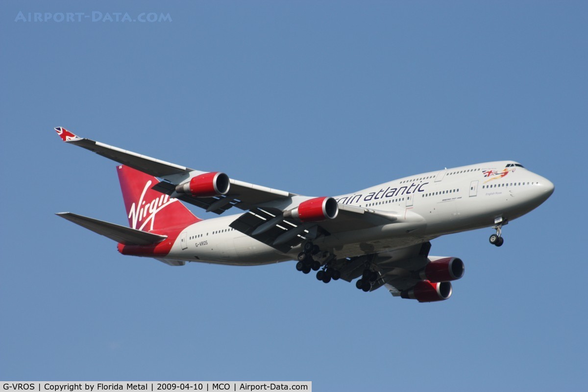 G-VROS, 2001 Boeing 747-443 C/N 30885, Virgin 747-400