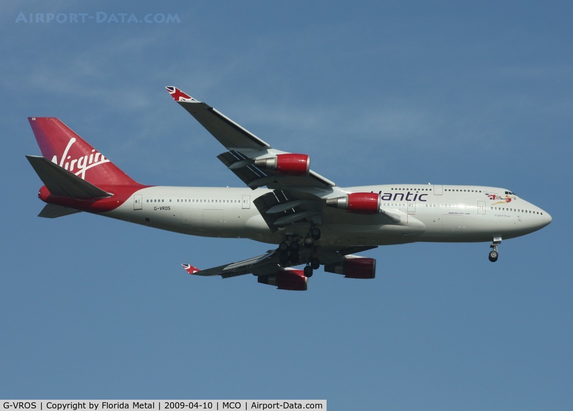 G-VROS, 2001 Boeing 747-443 C/N 30885, Virgin 747-400