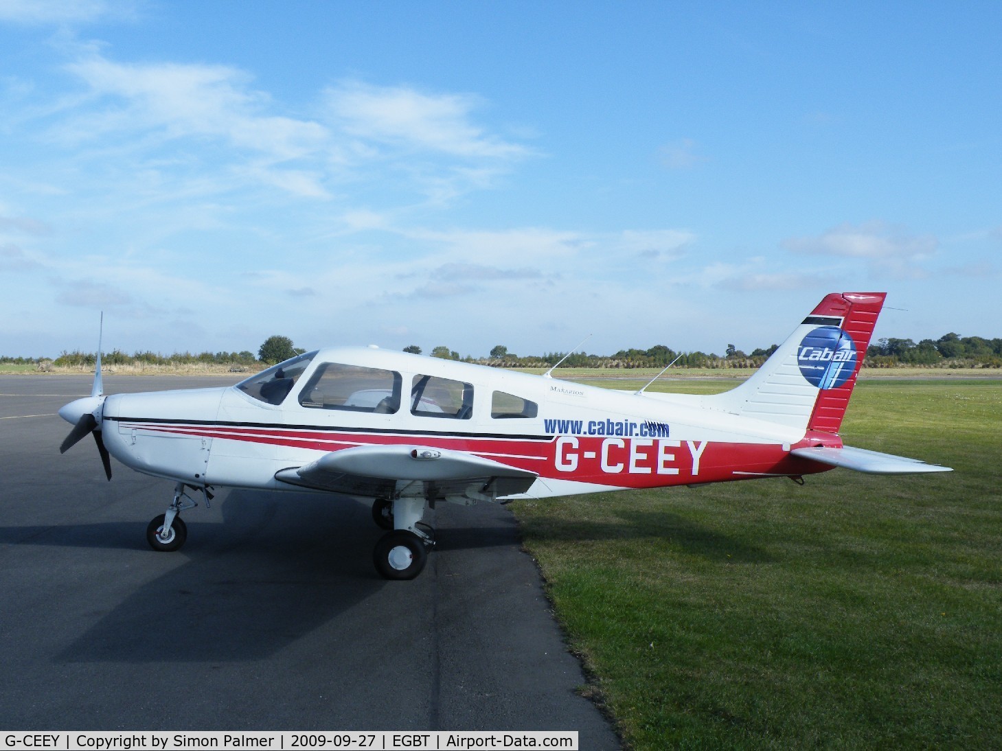 G-CEEY, 2002 Piper PA-28-161 Warrior III C/N 2842168, PA-28 at Turweston