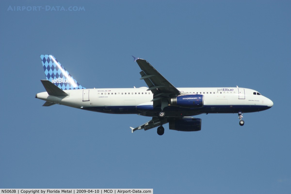 N506JB, 2000 Airbus A320-232 C/N 1235, Jet Blue A320