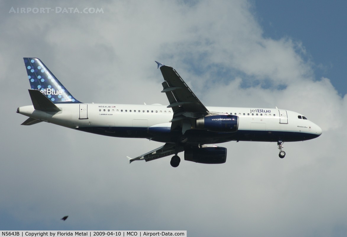 N564JB, 2003 Airbus A320-232 C/N 2020, Jet Blue A320