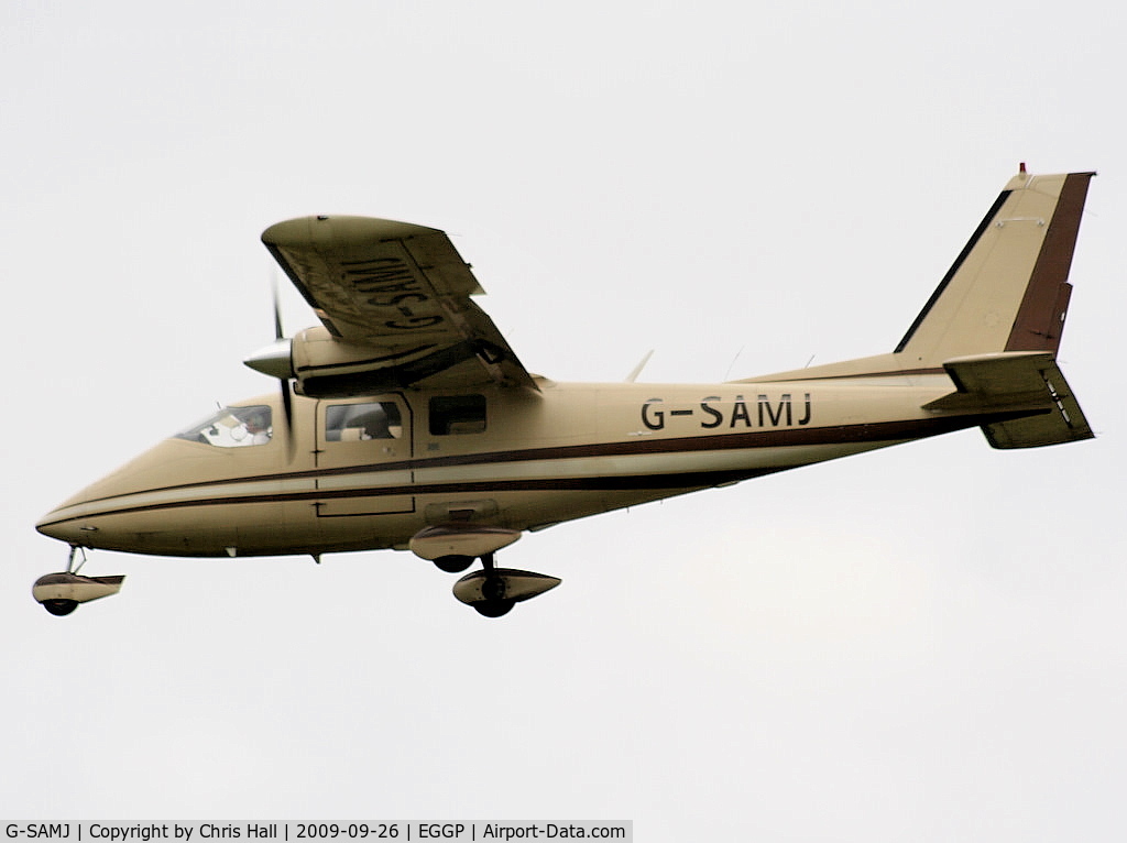 G-SAMJ, 1977 Partenavia P-68B C/N 101, Ravenair, Previous ID: D-GERA