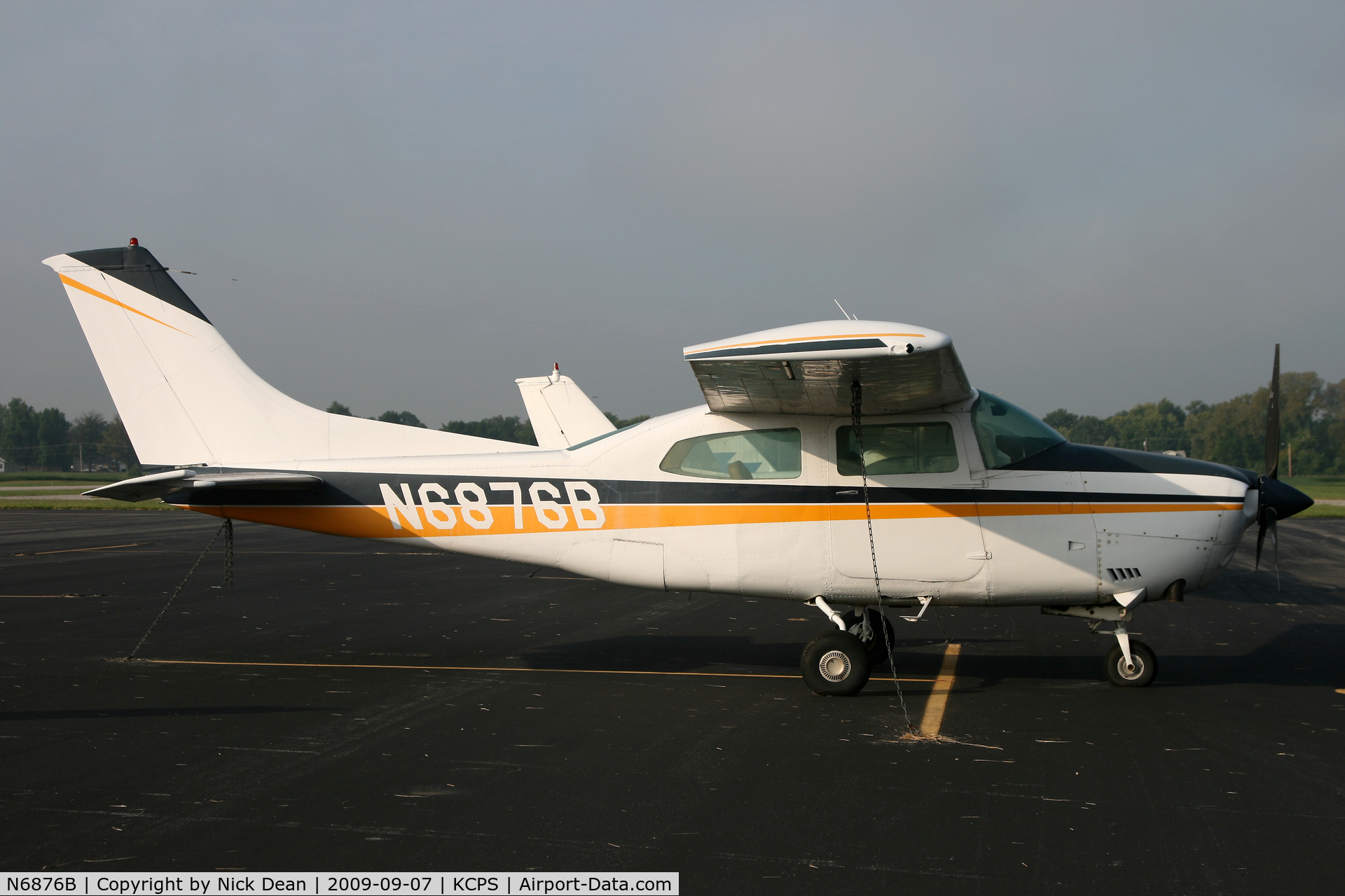 N6876B, 1978 Cessna T210M Turbo Centurion C/N 21062848, KCPS