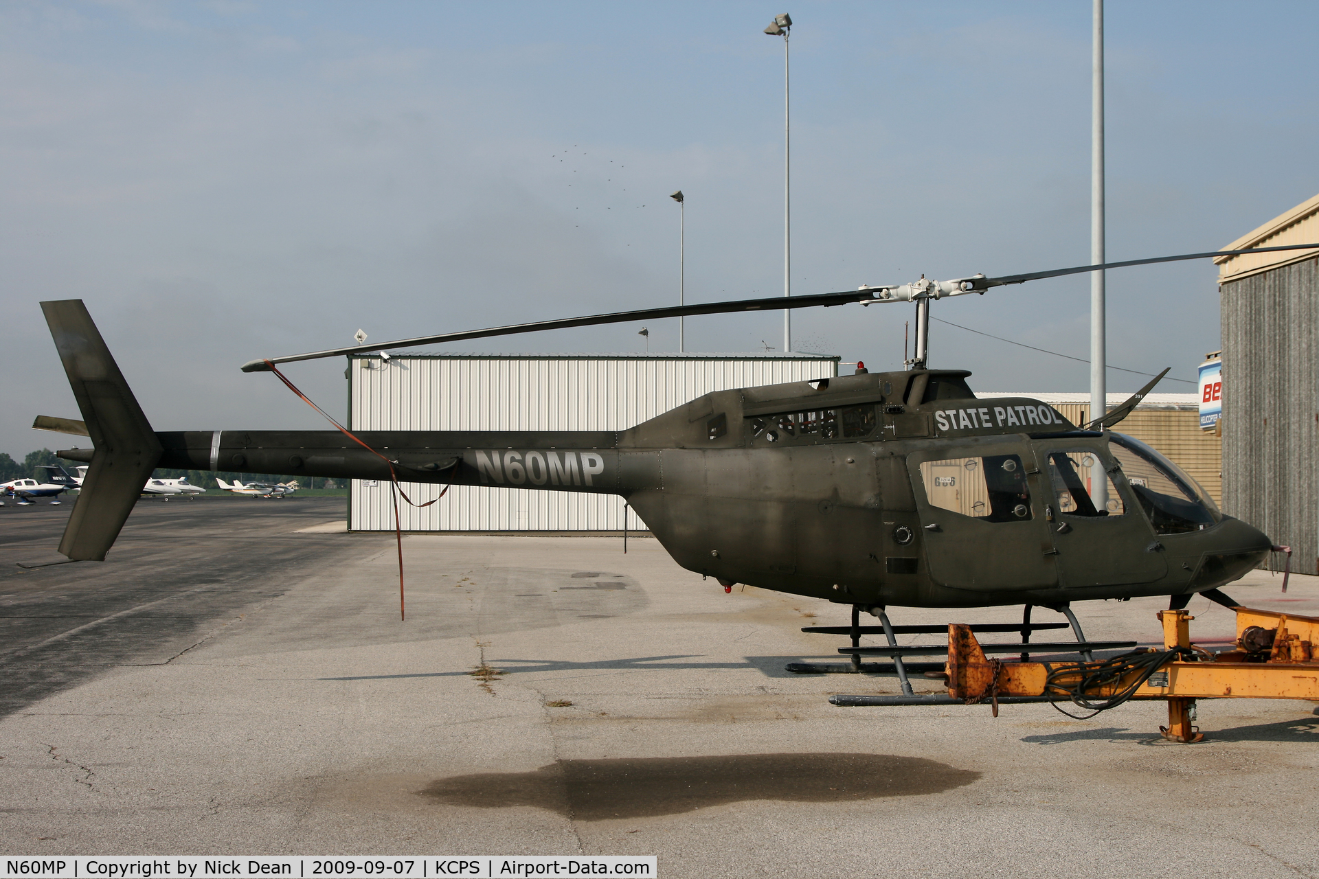 N60MP, 1971 Bell OH-58A Kiowa C/N 41252, KCPS