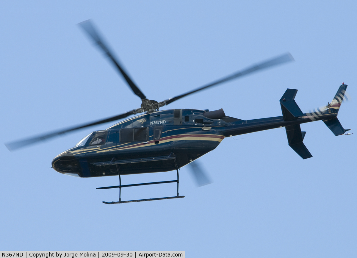 N367ND, Bell 427 C/N 56011, Low pass over Quilmes - Buenos Aires